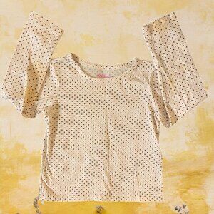 Wonderkids Polka Dot Long Sleeve Top